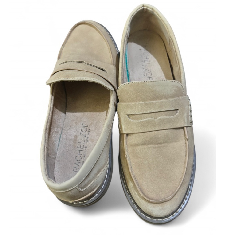 Rachel Zoe caramel Suede preppy coastal fall Loafers